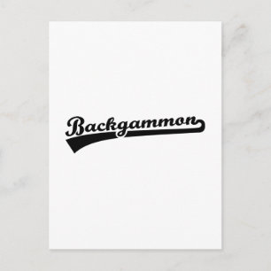 Backgammon Briefkaart