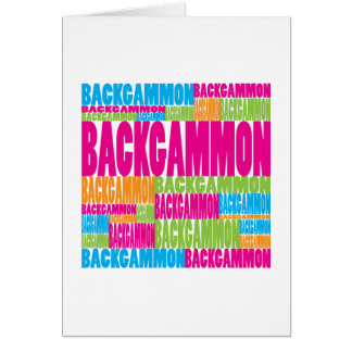 Backgammon coloré