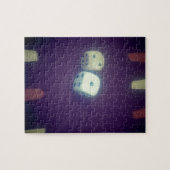 Backgammon dice legpuzzel (Horizontaal)