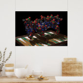 Backgammon DNA Poster (Keuken)