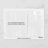 Backgammon game board briefkaart (Achterkant)