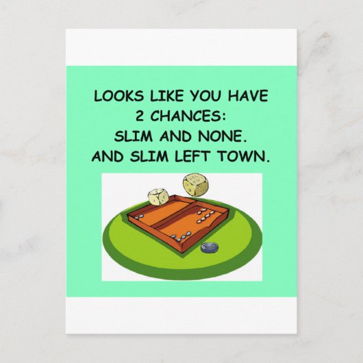 backgammon.png briefkaart (Voorkant)