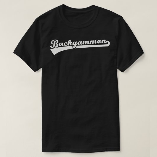 Backgammon T-shirt (Design voorkant)