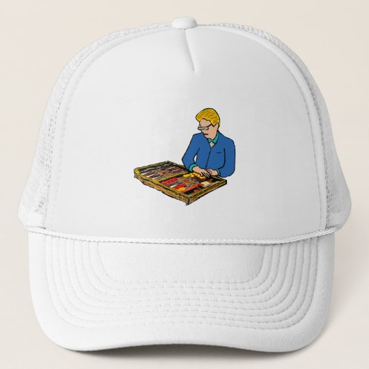 Backgammon Trucker Pet (Voorkant)