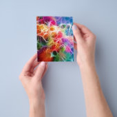background-221391 RANDOM COLORFUL ABSTRACT DIGITAL Flyer (Hand)