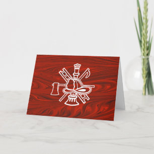 Background Fire Logo & Red Satin-kaart Aanpassen