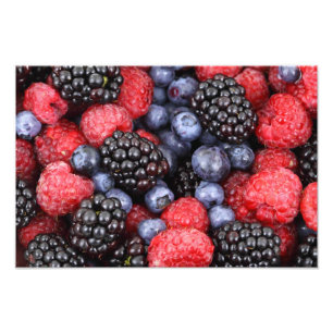 Background Forest Fruit Foto Afdruk