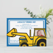 Backhoe Fun / Foto Kaart (Staand voorkant)