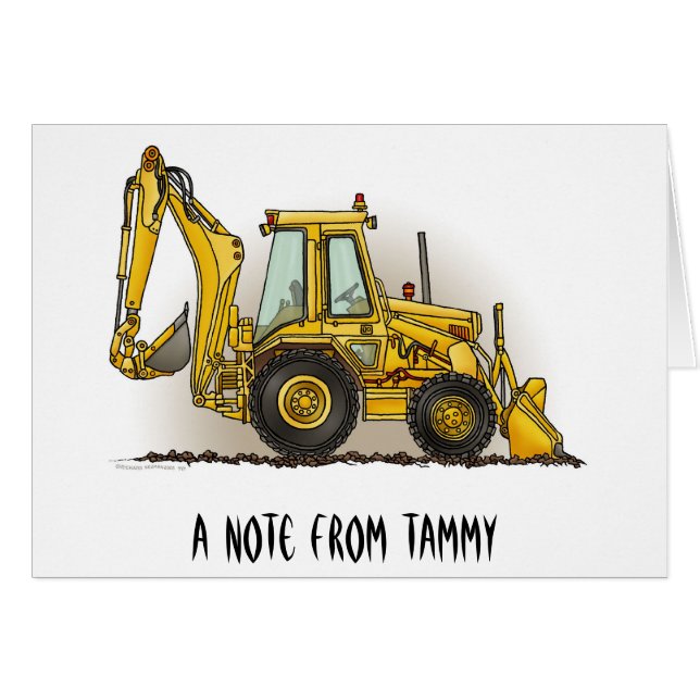 Backhoe Operator (Voorkant Horizontaal)