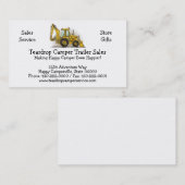 Backhoe Operator Visitekaartje (Voorkant / Achterkant)