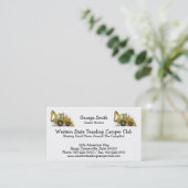 Backhoe Operator Visitekaartje (Staand voorkant)