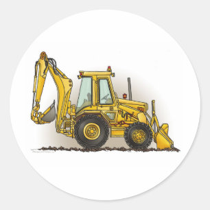 Backhoe Sticker