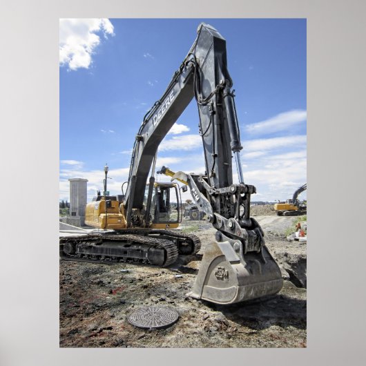 BACKHOE-ZWEEKAPPARATUUR POSTER (Voorkant)