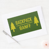 Backpack Banff Rechthoekige Sticker (Envelop)