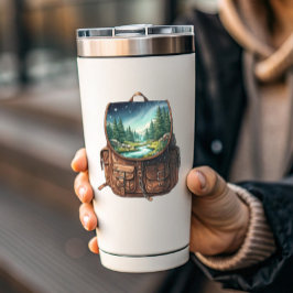 Backpack Lake Vinyl Sticker | Die-Cut Sticker