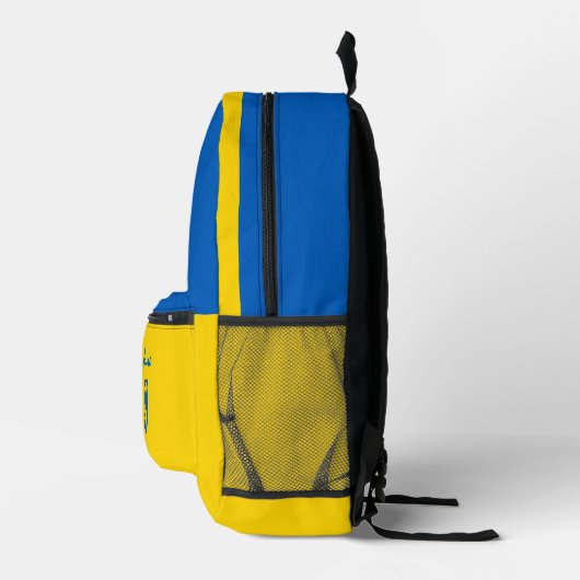 Backpack Ukraine, Tryzub & sac drapeau ukrainien, (Droite)