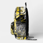 Backpack – Urban Tree Owl & Wealth Surreal Pop-Art Bedrukte Rugzak (Rechts)