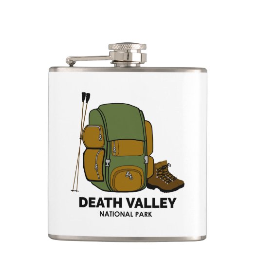 Backpack van het Nationaal Park van Death Valley Heupfles (Voorkant)