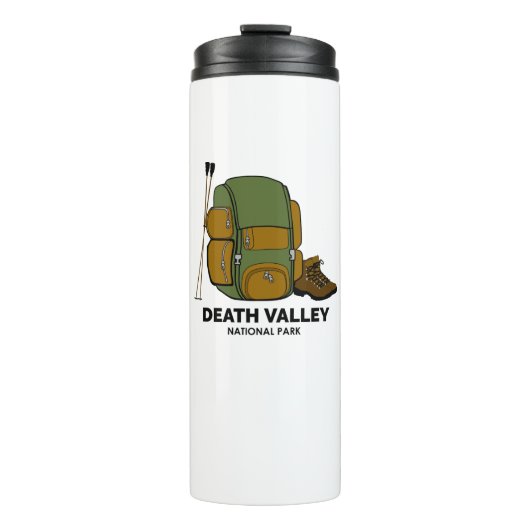 Backpack van het Nationaal Park van Death Valley Thermosbeker (Voorkant)