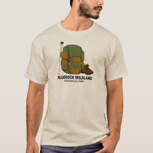 Backpack van het provinciepark Bluerock Wildland T-shirt