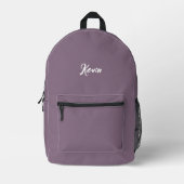 backpack with initials of the name, school bag bedrukte rugzak (Voorkant)