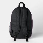 backpack with initials of the name, school bag bedrukte rugzak (Achterkant)