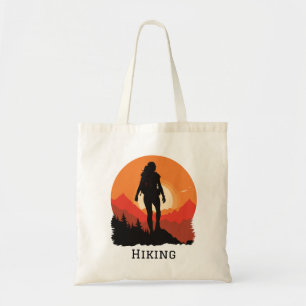 Backpacken Wandelen bij Sunset Design Canvas tas