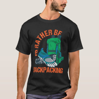 Backpacker Digital Nomade Work And Travel World Tr T-shirt