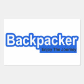 Backpacker Sticker (Voorkant)