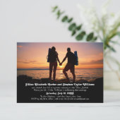 Backpackers Foto - 3x5 Wedding Announding Kaart (Staand voorkant)