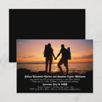 Backpackers Photo - Faire-part Mariage 3x5