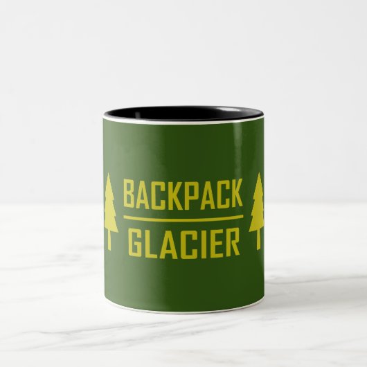 Backpackgletsjer Tweekleurige Koffiemok (Center)