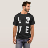 Backprint Love Golf T-shirt (Voorkant volledig)