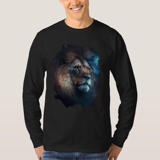 Backprint The mystical strong king of wilderness a T-shirt (Voorkant)