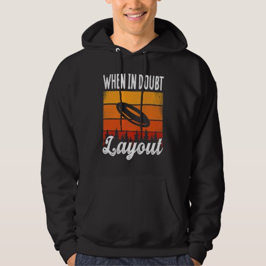 Backprint When In Doubt Layout Ultimate Frisbee Ta Hoodie (Voorkant)