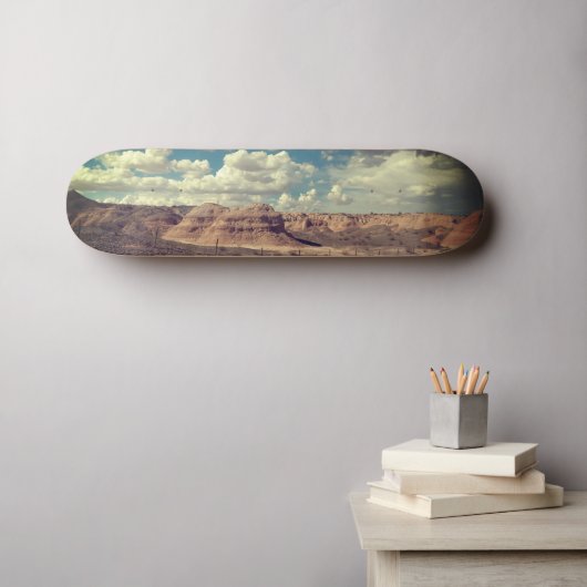 Backroads American Southwest Train Skateboard (Muurkunst (Horizontaal))
