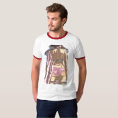 Backside Beach Beauté T-Shirt Design (Devant entier)