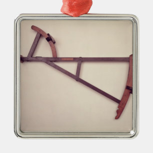 Backstaff, 18e eeuw metalen ornament