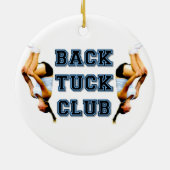 Backtuck club keramisch ornament (Achterkant)