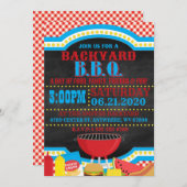 Backyard barbecue kaart (Voorkant / Achterkant)