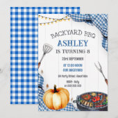 Backyard BBQ Birthday Party Invitation (Devant / Derrière)