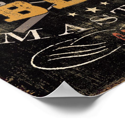 Backyard BBQ Master Poster (Hoek)