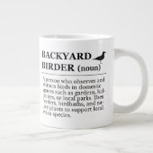 Backyard Birder Definition - Garden Birdwatching Extra Grote Beker (Rechts)