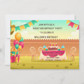 BackYard Birthday Party Kaart (Voorkant)
