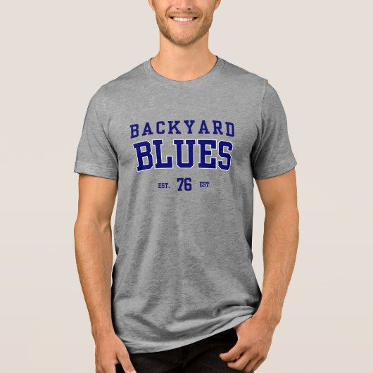 Backyard blues Vintage T-Shirt (Voorkant)