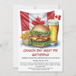 Backyard Cookout met Burgers & Beers   Canada Day Kaart