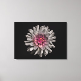 Backyard Flowers No. 91 Color Version Canvas Afdruk