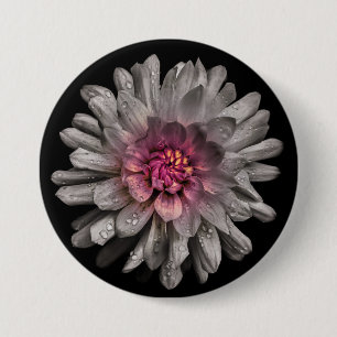 Backyard Flowers No. 91 Color Version Ronde Button 7,6 Cm
