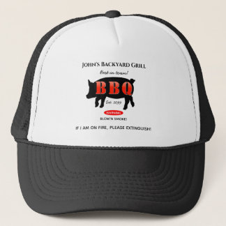 Backyard Grill Master Grilling BBQ Cook Trucker Pet