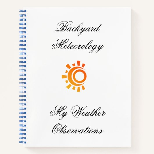 Backyard Meteorology Journal (Devant)